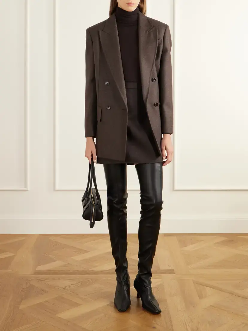 Max Mara Sacinoso Wool-felt Mini Skirt | Thumbnail 2 Max Mara Sacinoso Wool-felt Mini Skirt | Thumbnail 2