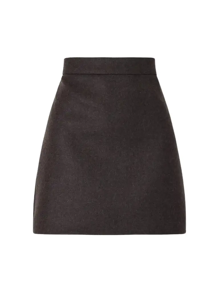 Max Mara Sacinoso Wool-felt Mini Skirt