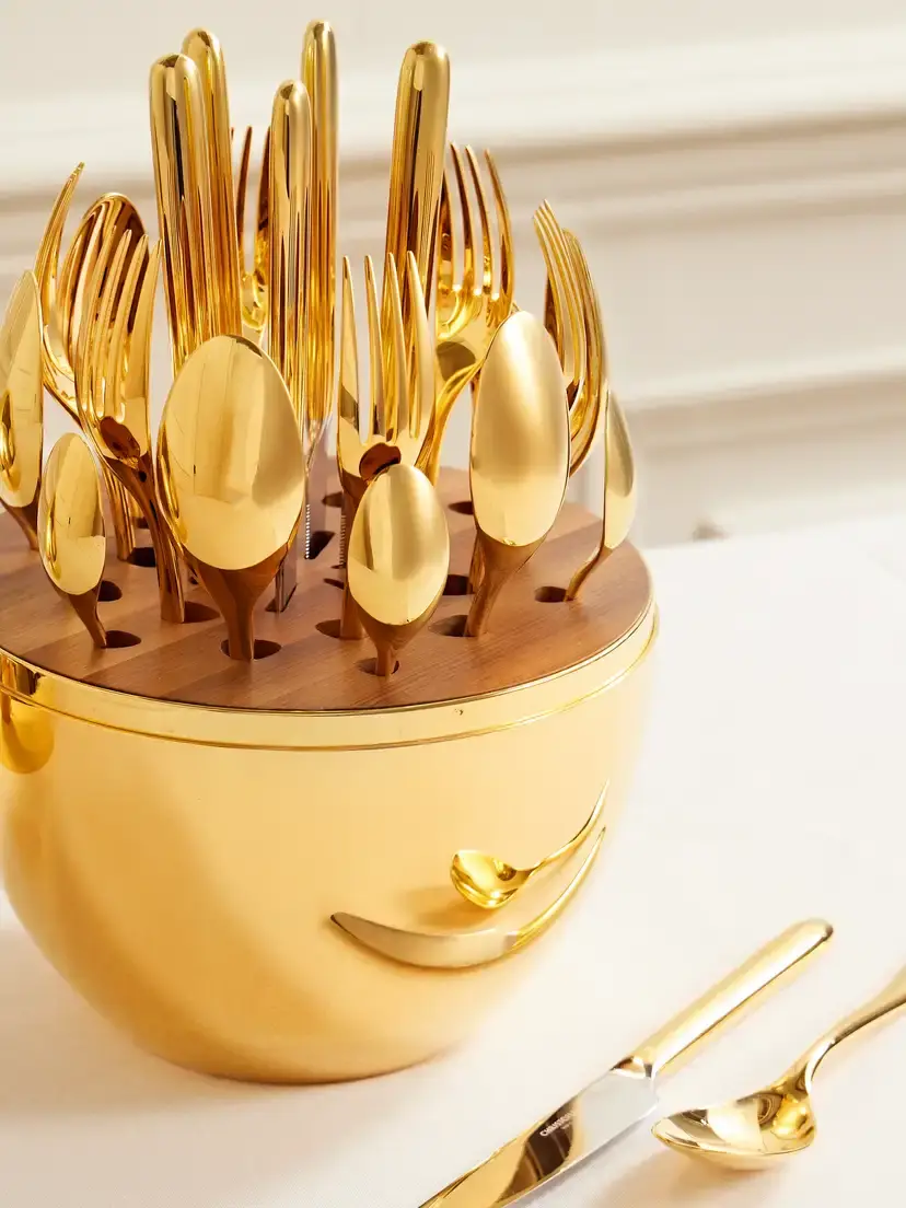 Christofle Mood 24-piece 24-karat Gold Cutlery Set | Thumbnail 3