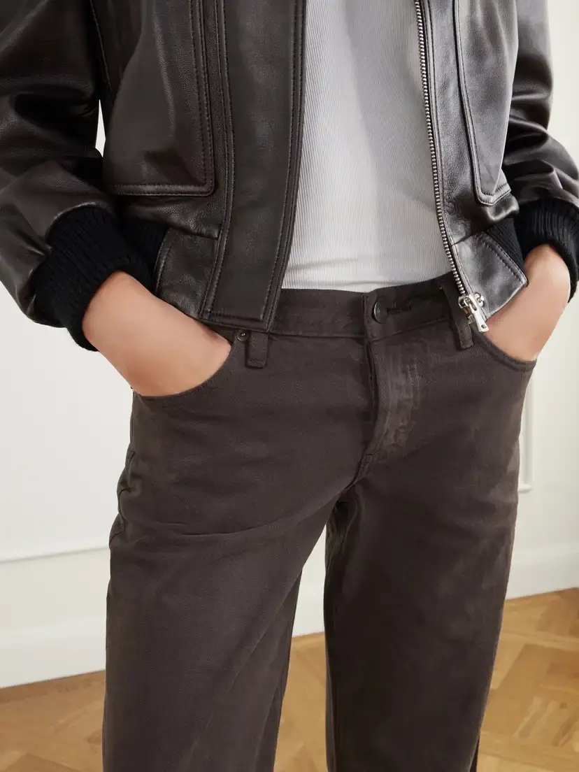 Frame The Gray Regenerative Low-rise Wide-leg Jeans | Thumbnail 5 Frame The Gray Regenerative Low-rise Wide-leg Jeans | Thumbnail 5
