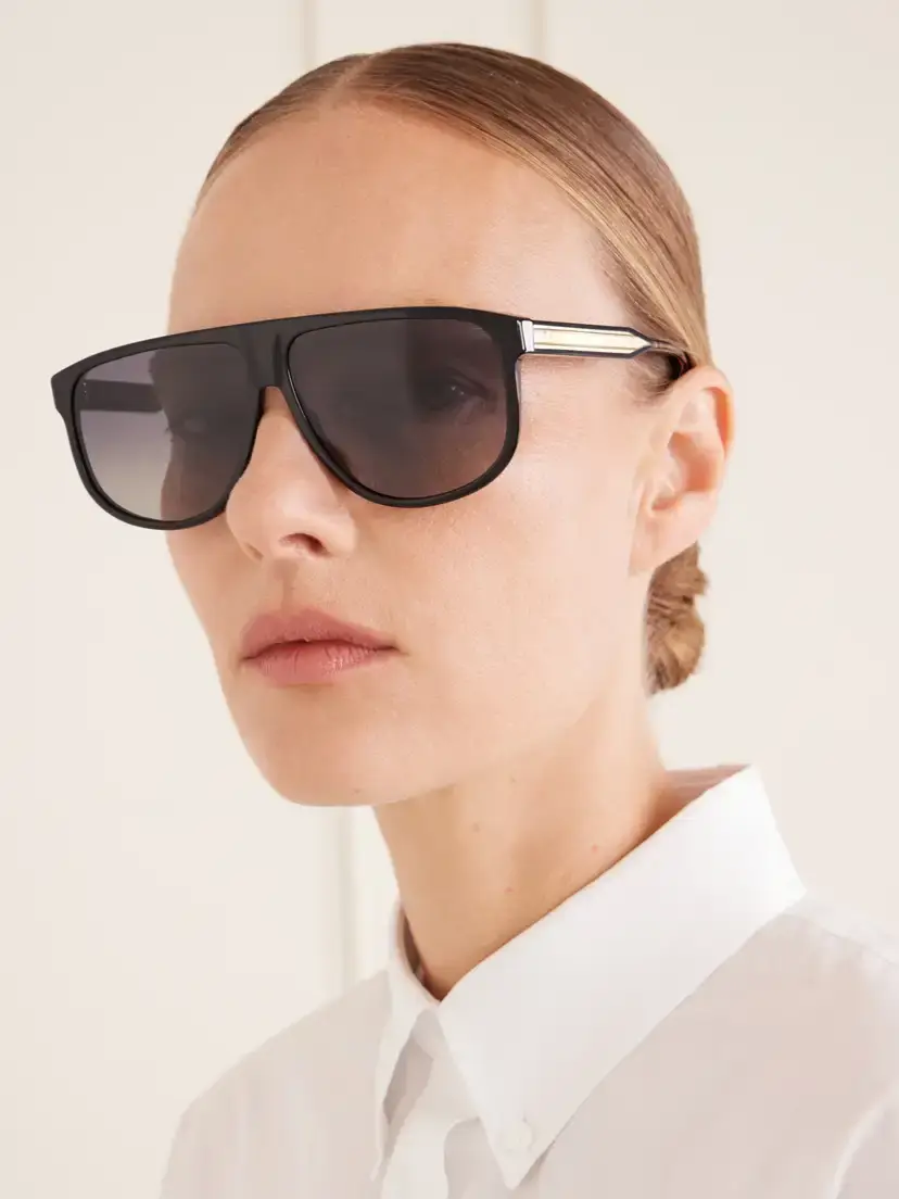 DIOR Eyewear Dioribbon S3i Aviator-style Acetate And Gold-tone Metal Sunglasses | Thumbnail 2 DIOR Eyewear Dioribbon S3i Aviator-style Acetate And Gold-tone Metal Sunglasses | Thumbnail 2
