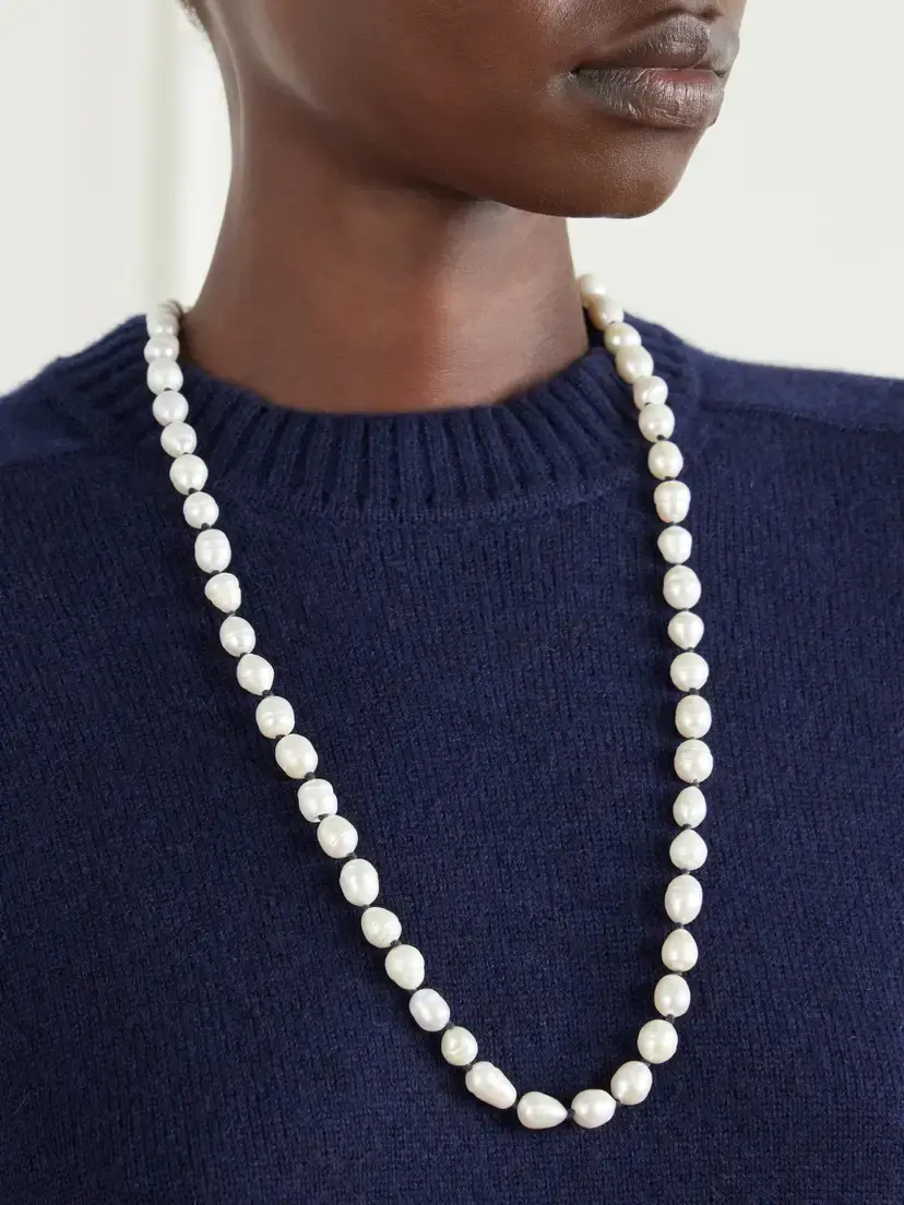 PAOLA SIGHINOLFI Grace Gold-plated Pearl Necklace | Thumbnail 2 PAOLA SIGHINOLFI Grace Gold-plated Pearl Necklace | Thumbnail 2