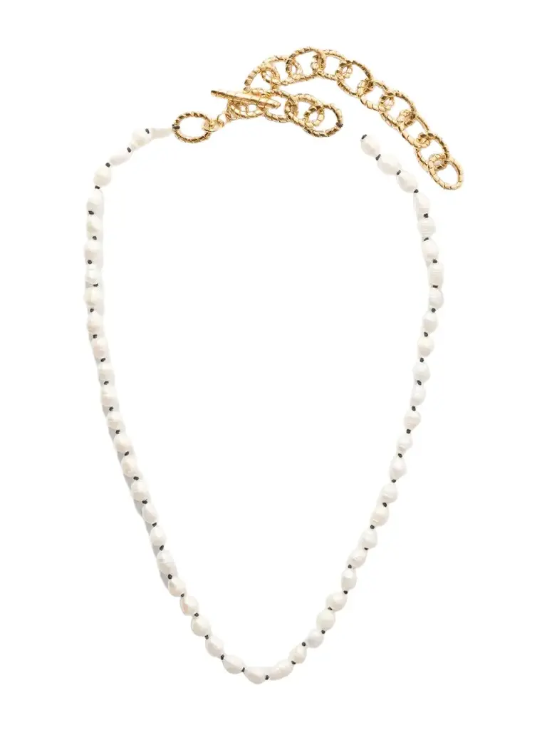 PAOLA SIGHINOLFI Grace Gold-plated Pearl Necklace