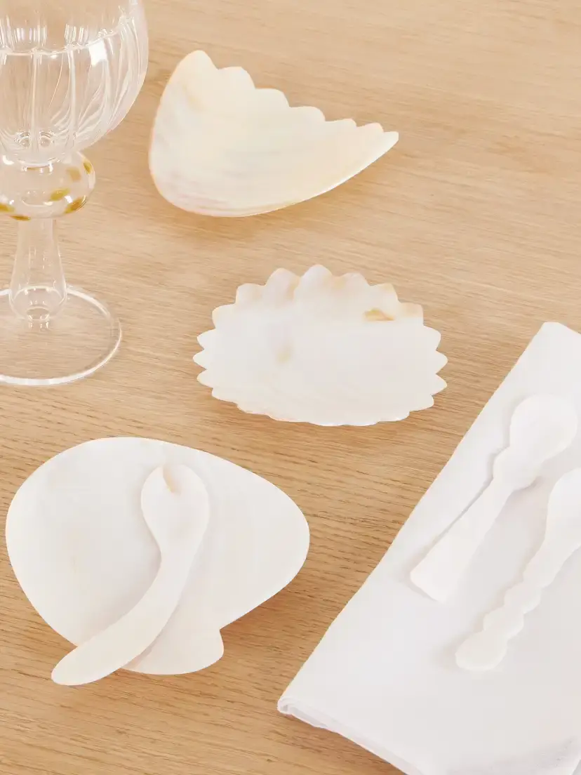 Gohar World The Mother Of All Pearls Set Of Three Spoons And Dishes | Thumbnail 2 Gohar World The Mother Of All Pearls Set Of Three Spoons And Dishes | Thumbnail 2