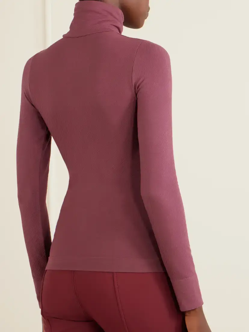 Perfect Moment Ribbed Thermal Modal-blend Turtleneck Base Layer | Thumbnail 4 Perfect Moment Ribbed Thermal Modal-blend Turtleneck Base Layer | Thumbnail 4