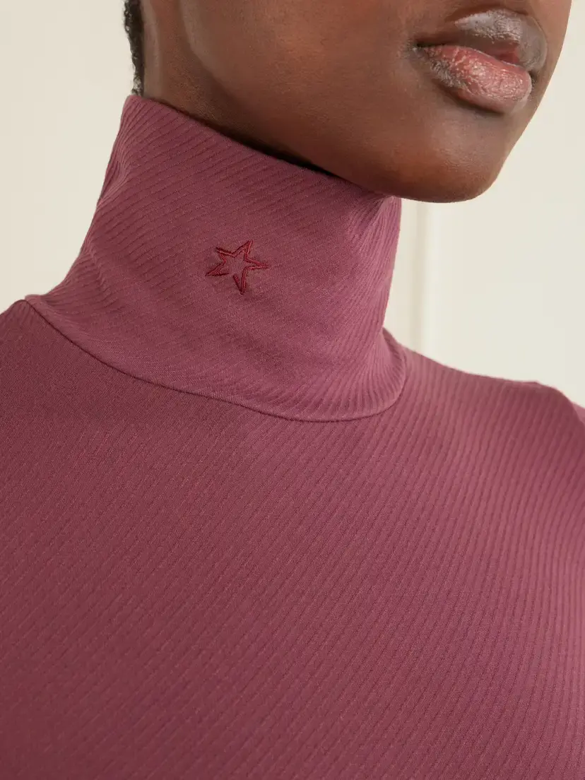Perfect Moment Ribbed Thermal Modal-blend Turtleneck Base Layer | Thumbnail 5 Perfect Moment Ribbed Thermal Modal-blend Turtleneck Base Layer | Thumbnail 5