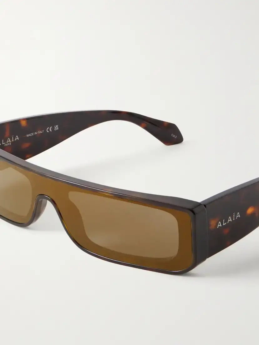 Alaïa Square-frame Tortoiseshell Recycled-acetate Sunglasses | Thumbnail 4 Alaïa Square-frame Tortoiseshell Recycled-acetate Sunglasses | Thumbnail 4