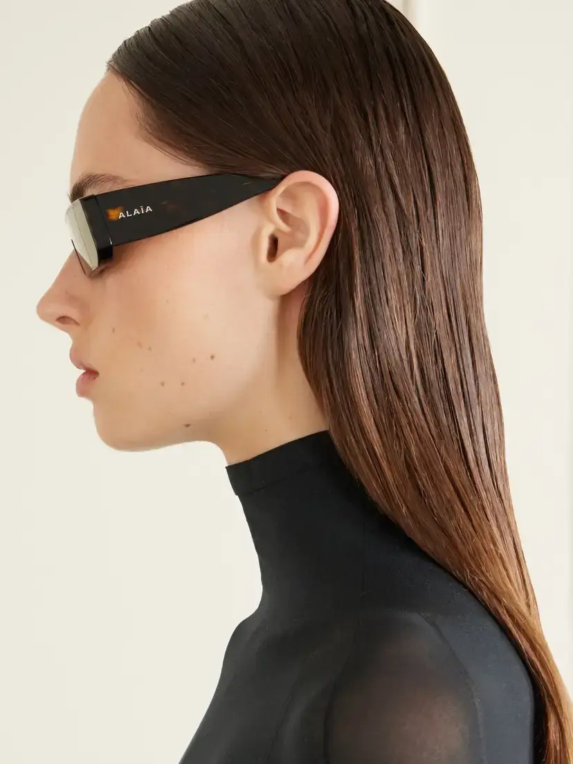 Alaïa Square-frame Tortoiseshell Recycled-acetate Sunglasses | Thumbnail 5 Alaïa Square-frame Tortoiseshell Recycled-acetate Sunglasses | Thumbnail 5
