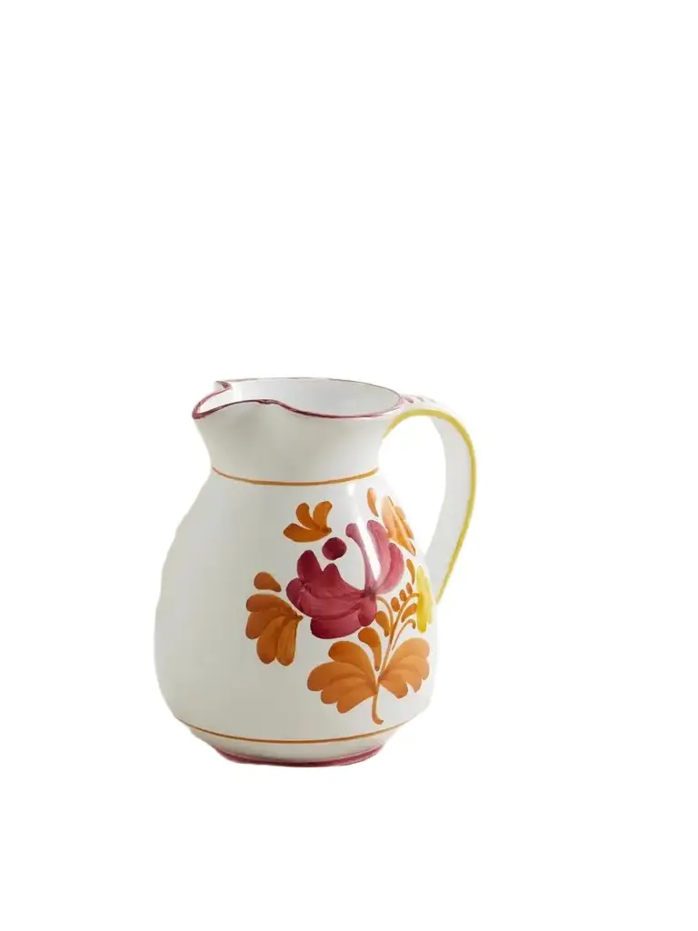 Blossom Painted Ceramic Jug Blossom Painted Ceramic Jug