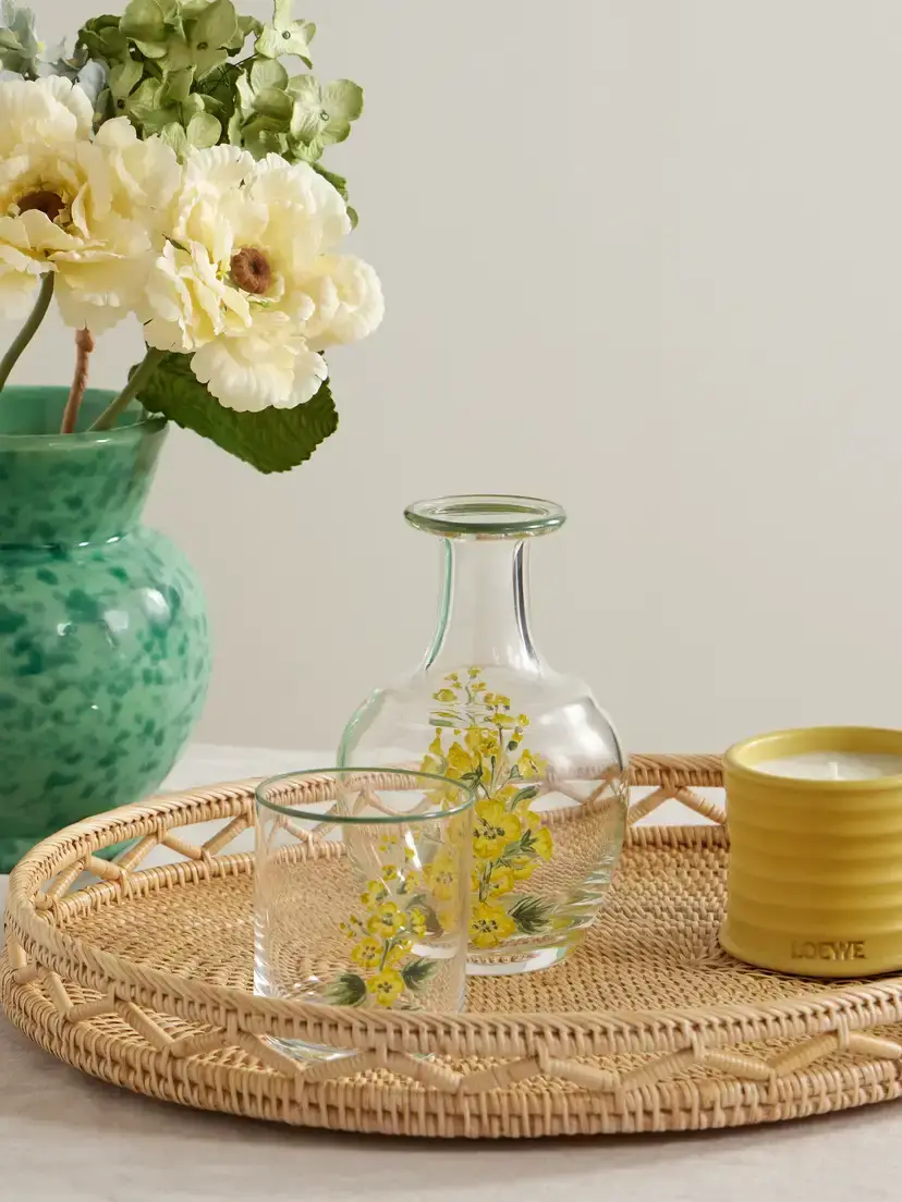 Cabana Painted Glass Bottle | Thumbnail 2