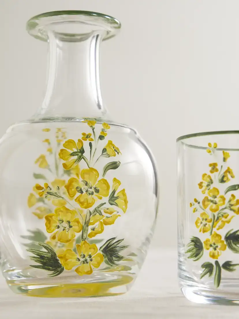 Cabana Painted Glass Bottle | Thumbnail 3