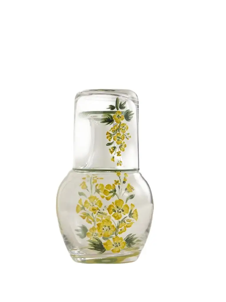 Painted Glass Bottle Painted Glass Bottle