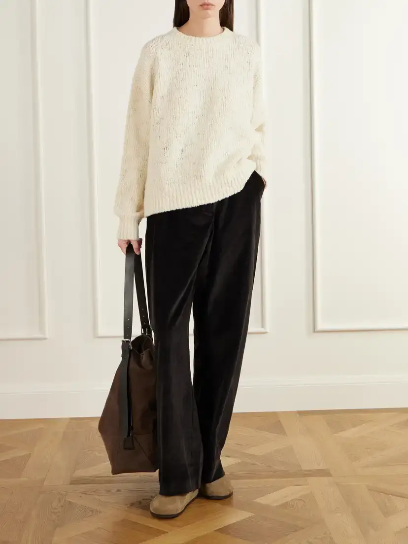 Studio Nicholson Maele Bouclé Merino Wool-blend Sweater | Thumbnail 2 Studio Nicholson Maele Bouclé Merino Wool-blend Sweater | Thumbnail 2