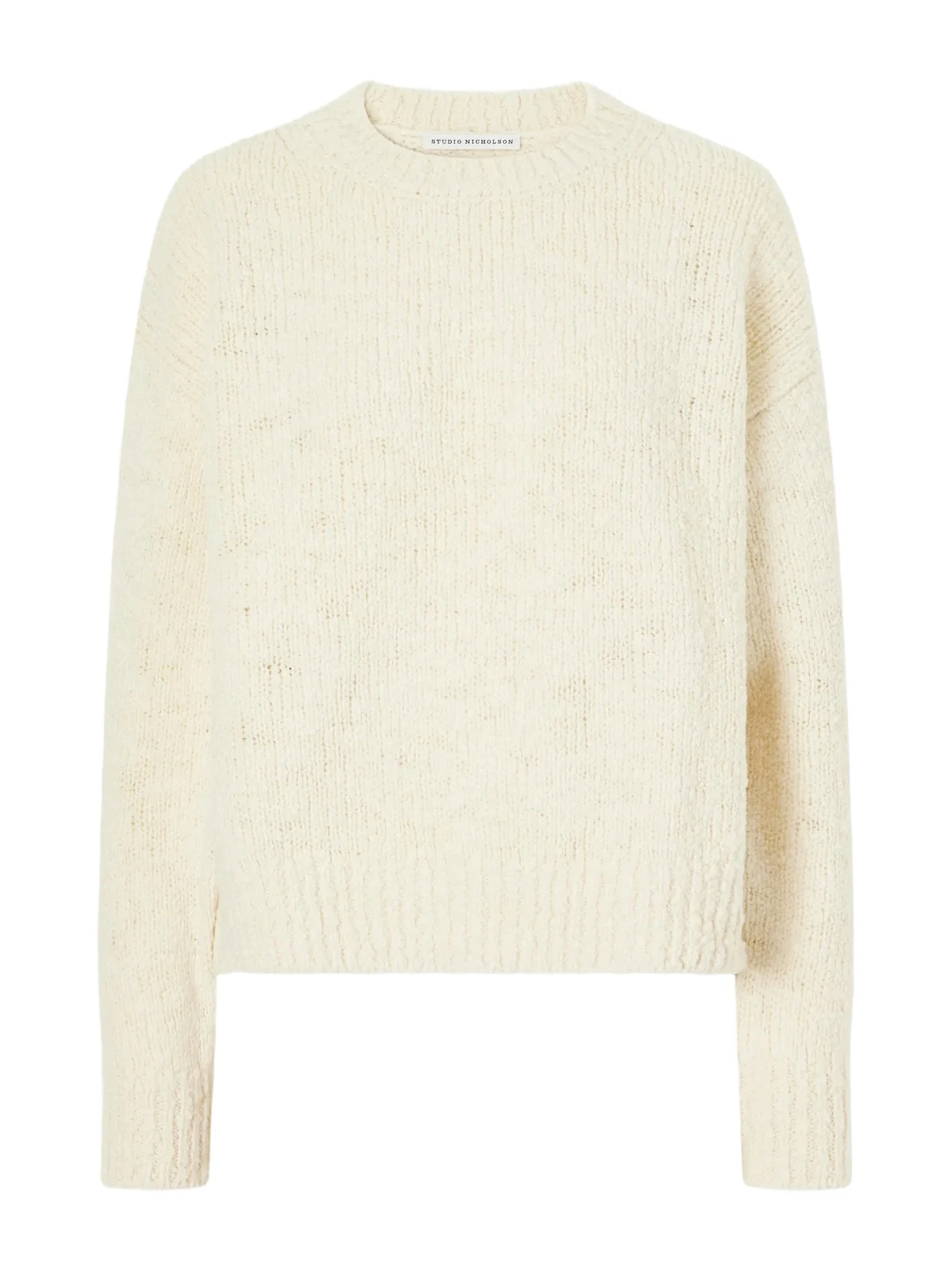 Studio Nicholson Maele Bouclé Merino Wool-blend Sweater