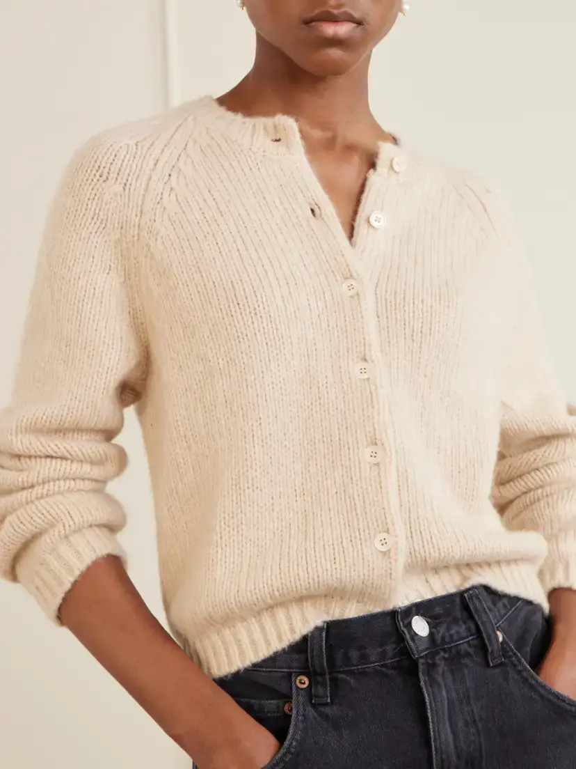 DÔEN Darcy Wool And Cashmere-blend Cardigan | Thumbnail 4 DÔEN Darcy Wool And Cashmere-blend Cardigan | Thumbnail 4