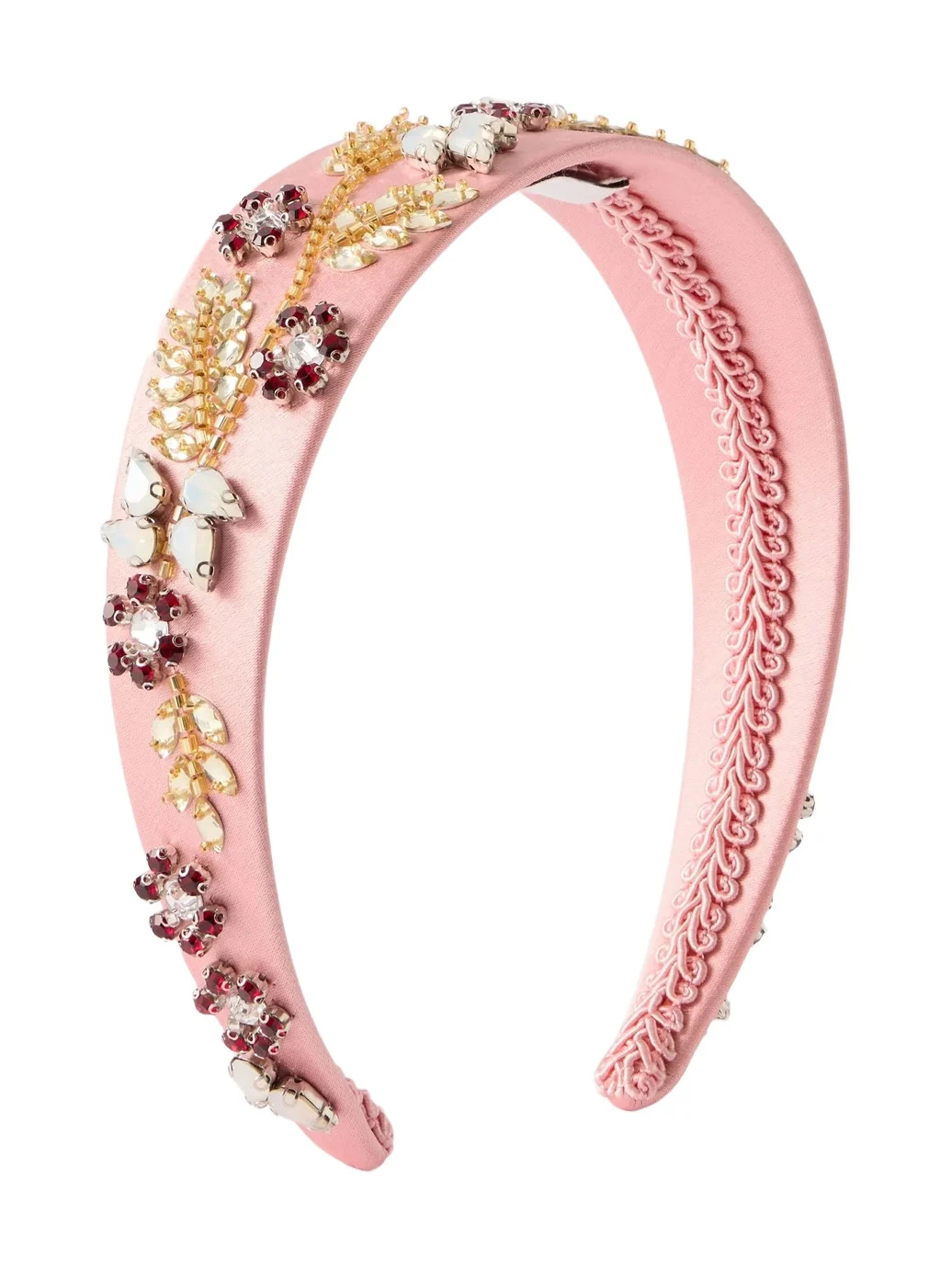 Erdem Embellished Satin Headband
