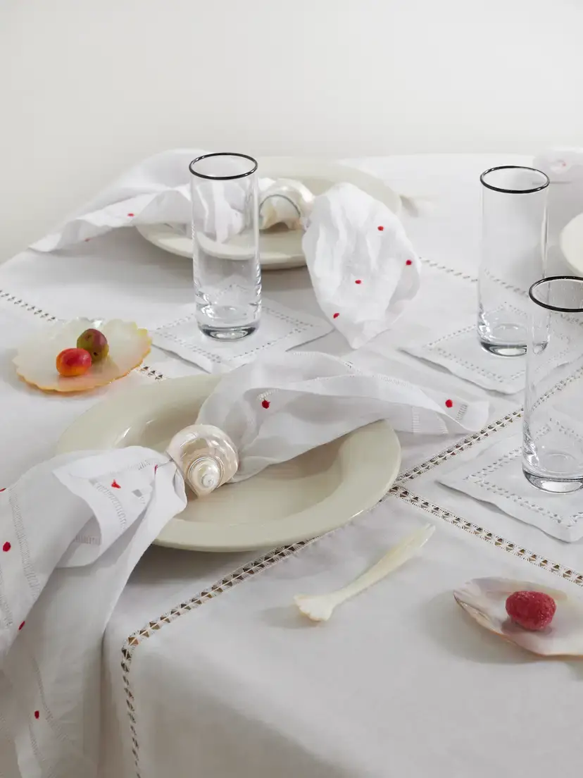 Gohar World Set Of Four Mother-of-pearl Napkin Rings | Thumbnail 2 Gohar World Set Of Four Mother-of-pearl Napkin Rings | Thumbnail 2