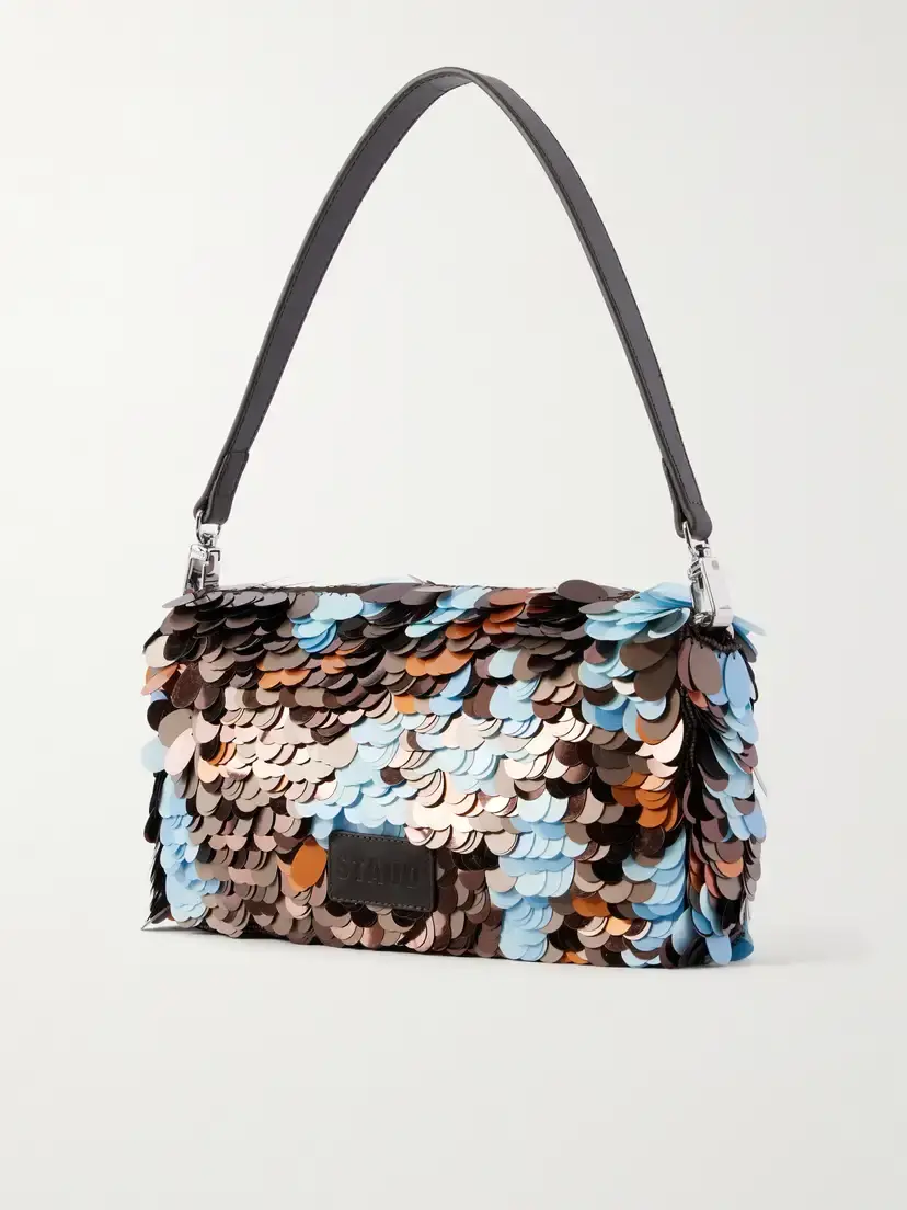 Staud Timmy Sequin-embellished Shoulder Bag | Thumbnail 4 Staud Timmy Sequin-embellished Shoulder Bag | Thumbnail 4