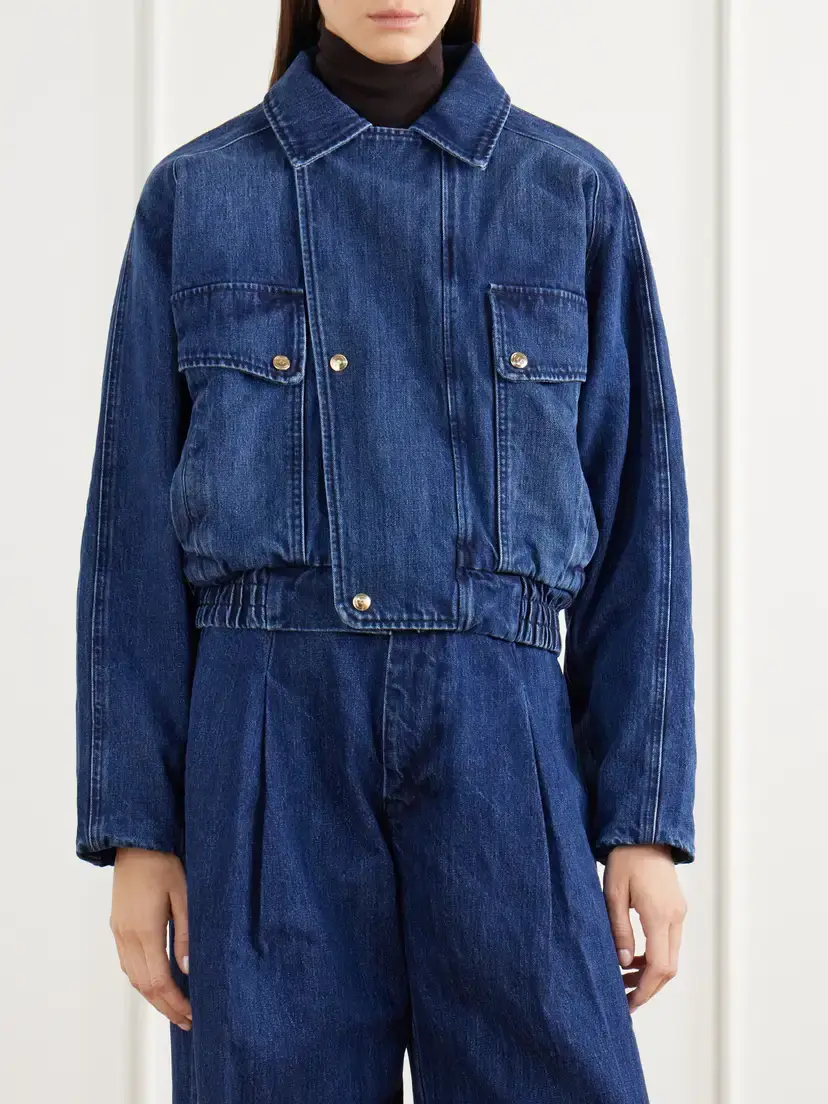 RÙADH The Ghillie Cropped Denim Jacket | Thumbnail 3 RÙADH The Ghillie Cropped Denim Jacket | Thumbnail 3