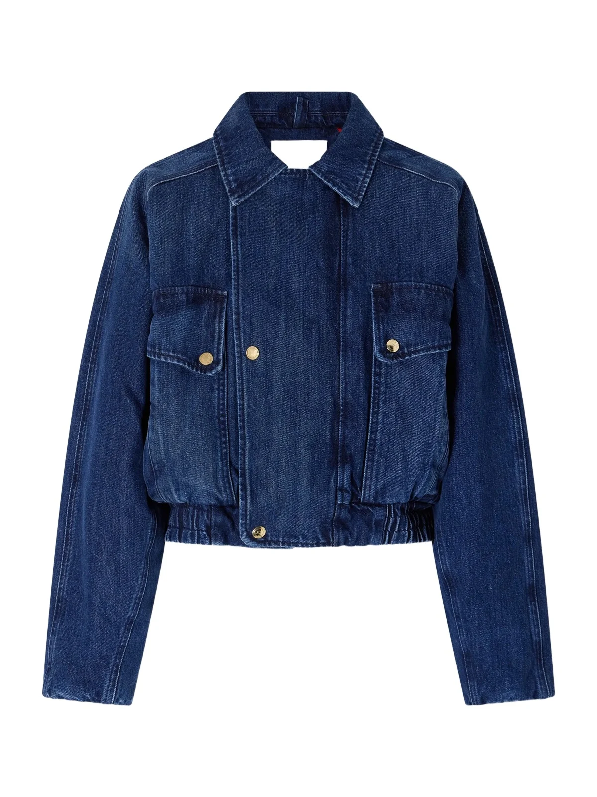 RÙADH The Ghillie Cropped Denim Jacket