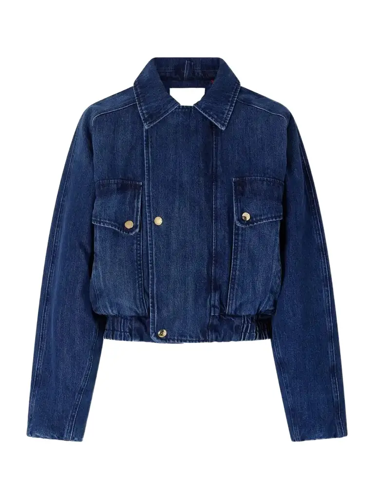 The Ghillie Cropped Denim Jacket The Ghillie Cropped Denim Jacket