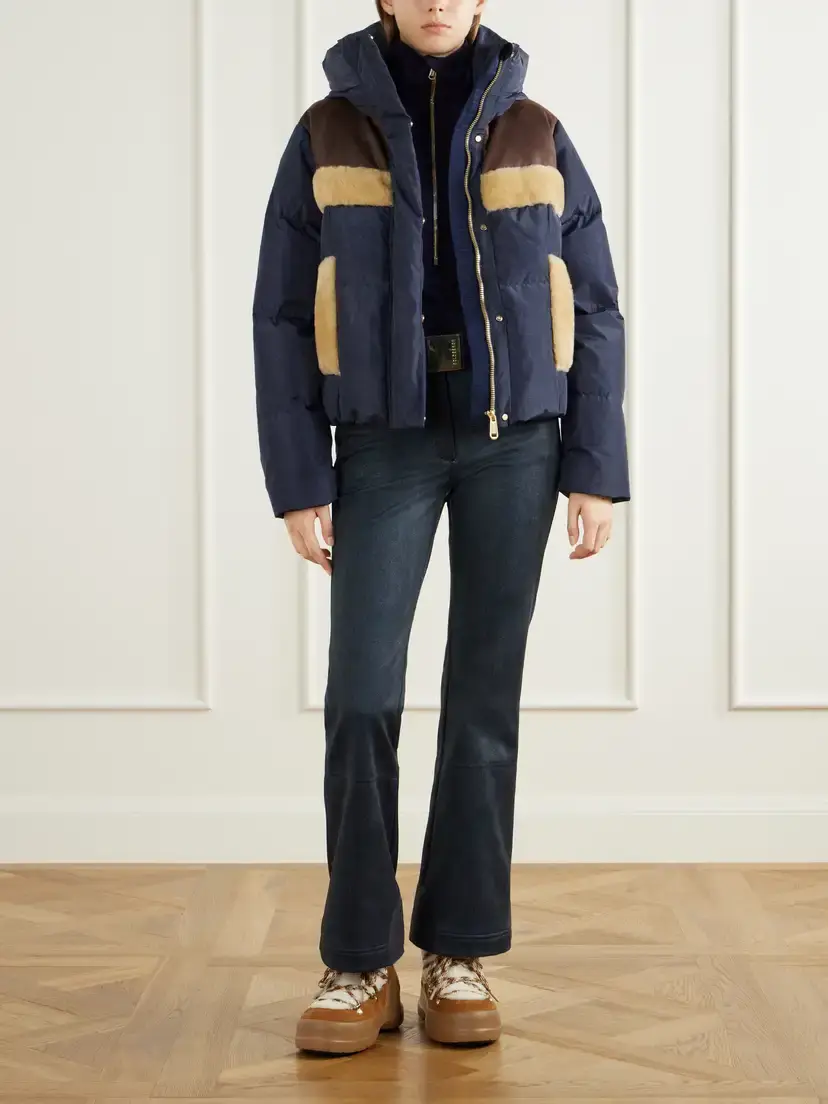Goldbergh Fuji Denim-effect Belted Bootcut Shell Ski Pants | Thumbnail 2