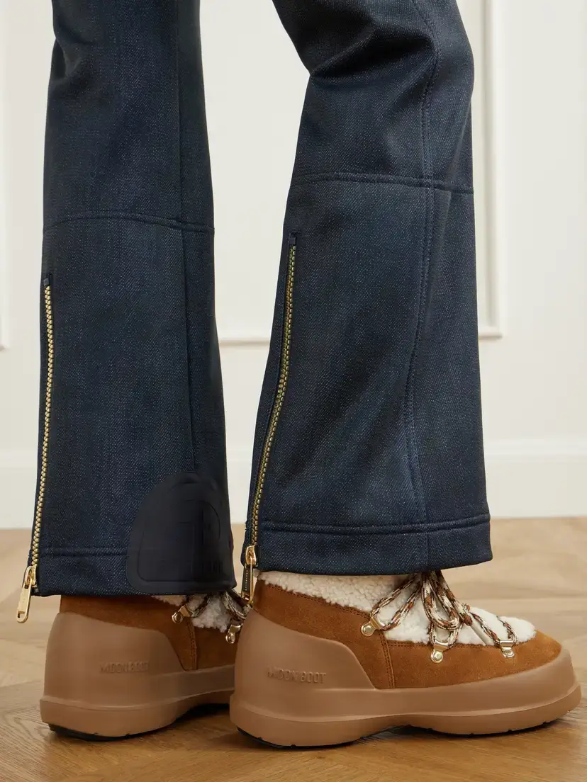 Goldbergh Fuji Denim-effect Belted Bootcut Shell Ski Pants | Thumbnail 6
