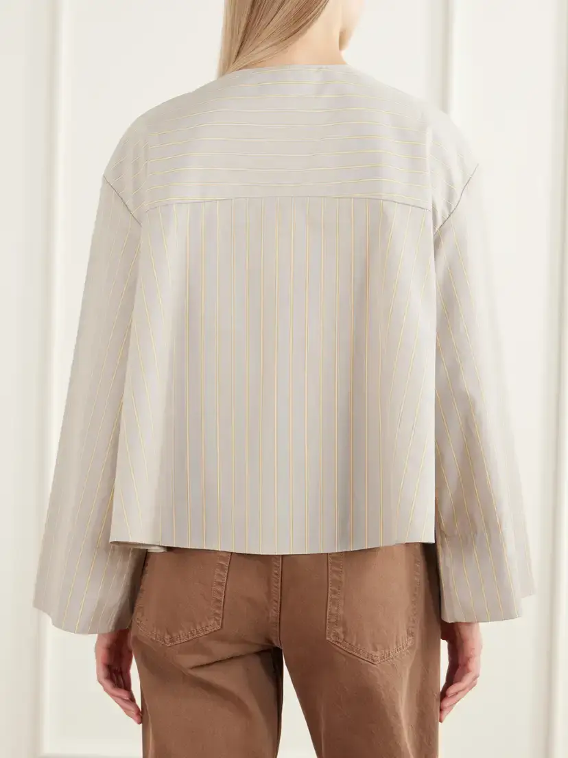 Kallmeyer Marguerite Striped Cotton-poplin Blouse | Thumbnail 4