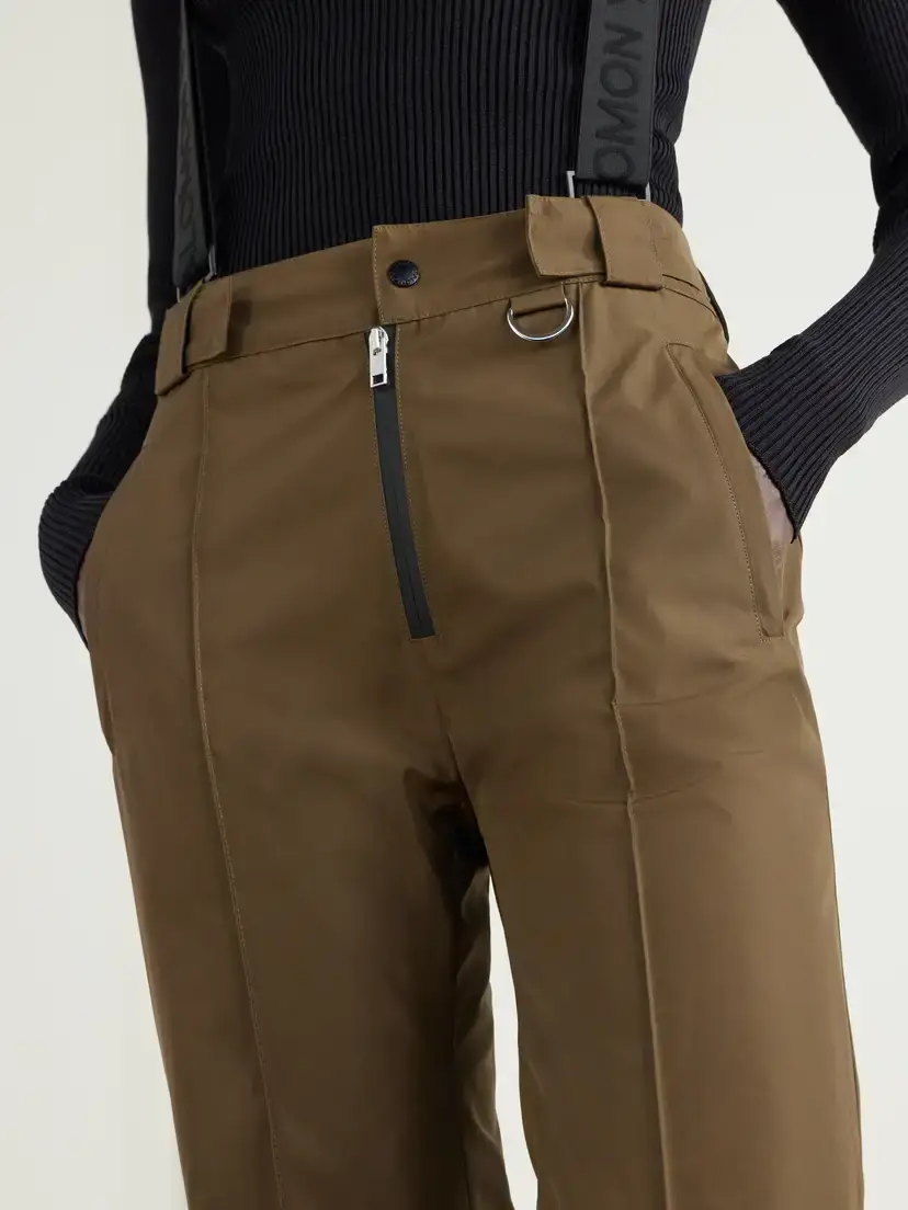 Yves Salomon Suspender Pintucked Shell Flared Ski Pants | Thumbnail 5