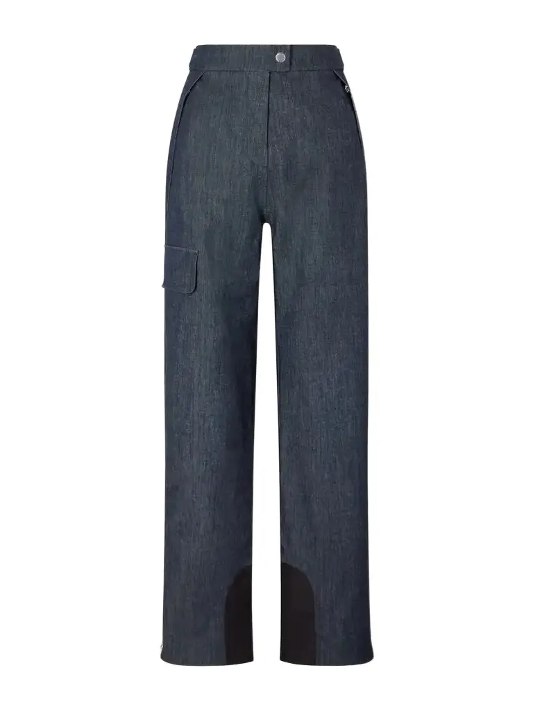 Cordova Zurs Denim-effect Shell Straight-leg Ski Pants