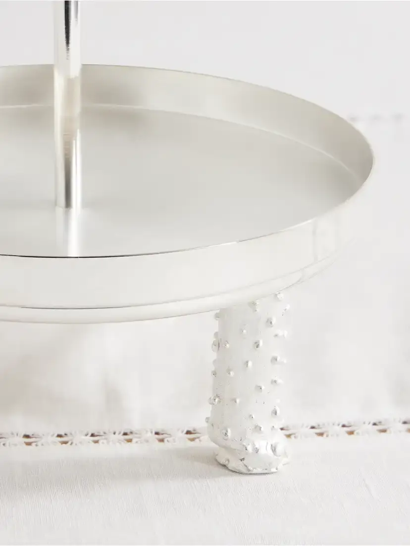 Natalia Criado Silver-plated And Jasper Cake Stand | Thumbnail 3