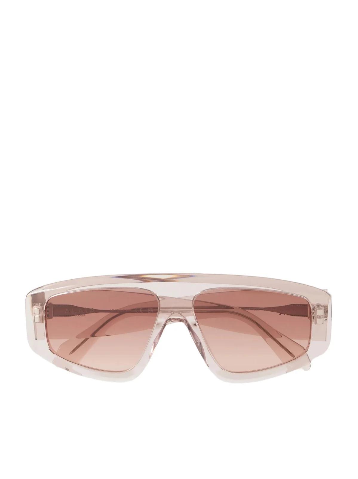 ALAÏA Mask D-frame Recycled-acetate Sunglasses