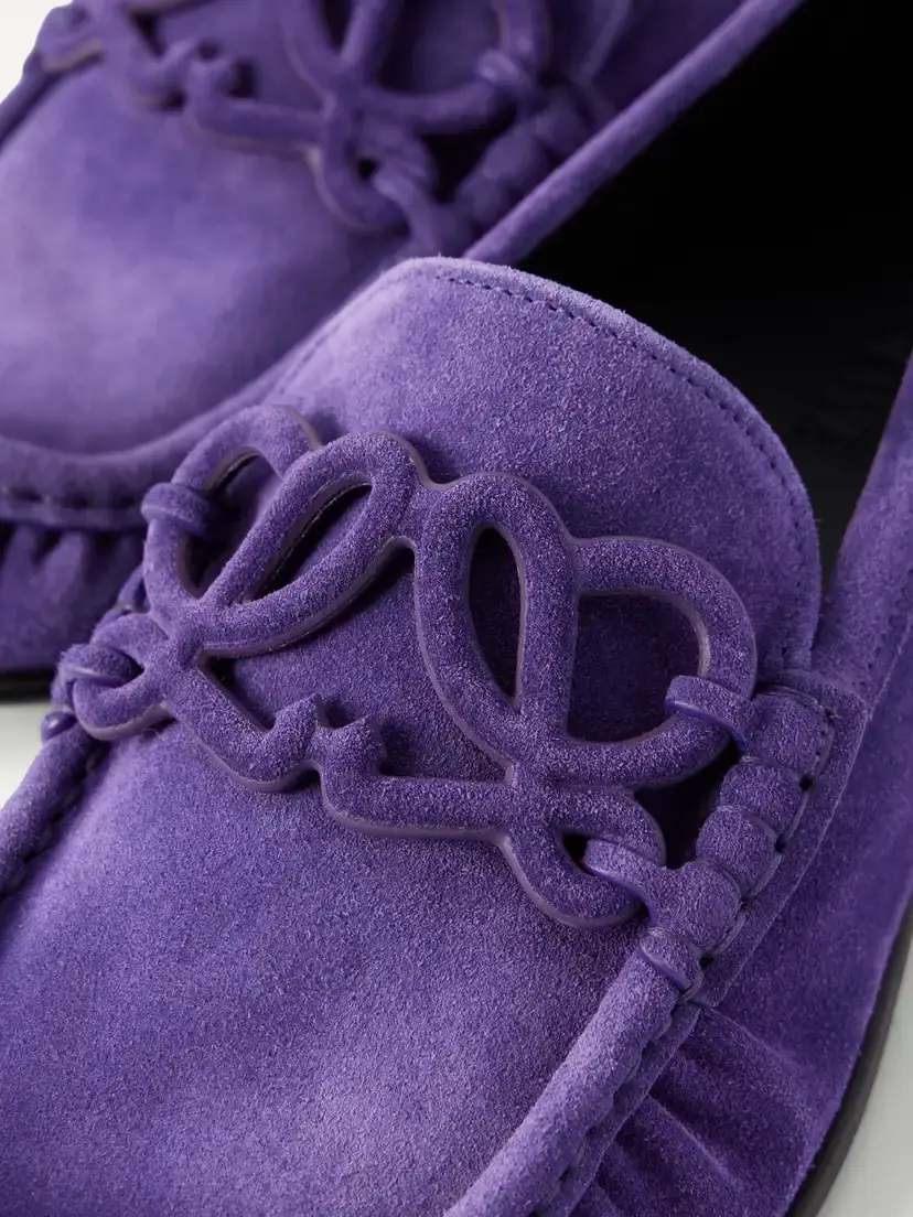 Loewe Double L Suede Loafers | Thumbnail 5