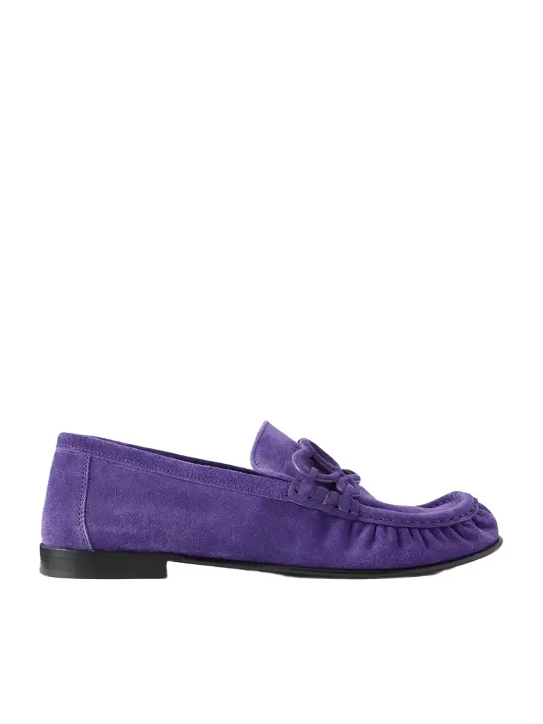 Double L Suede Loafers Double L Suede Loafers