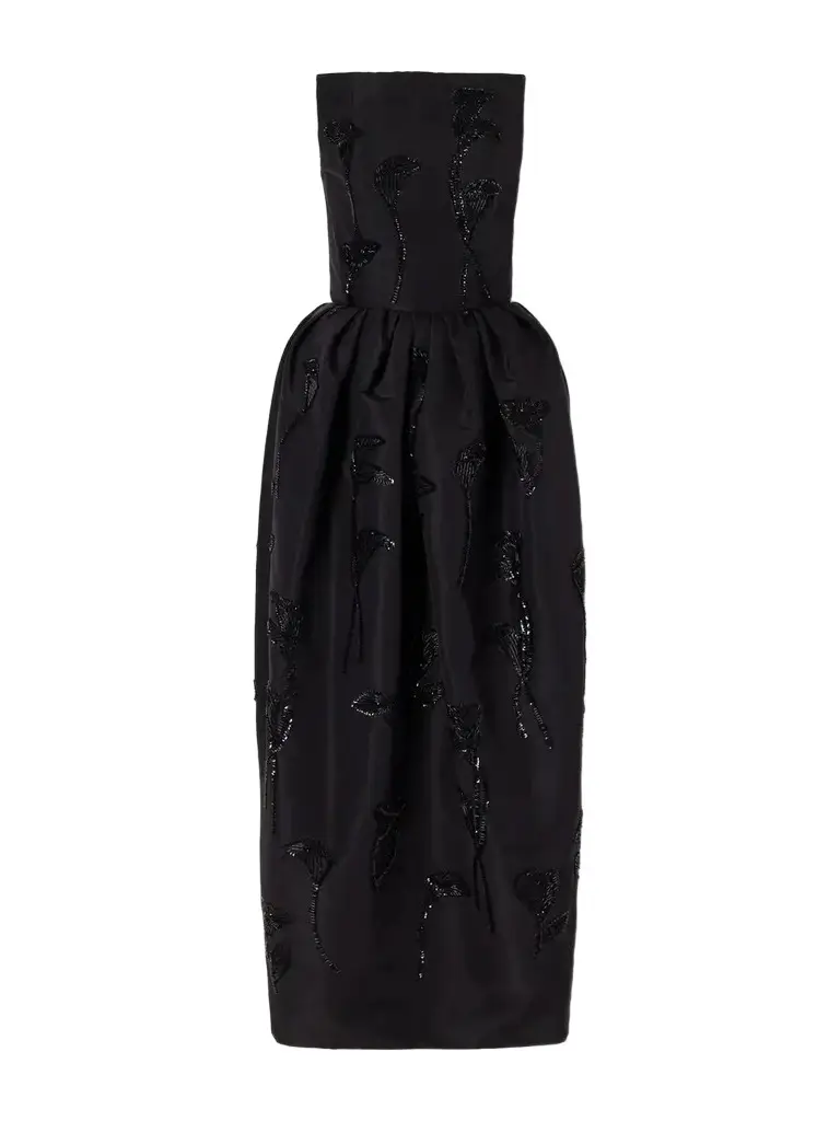 Embellished Strapless Silk-faille Gown Embellished Strapless Silk-faille Gown