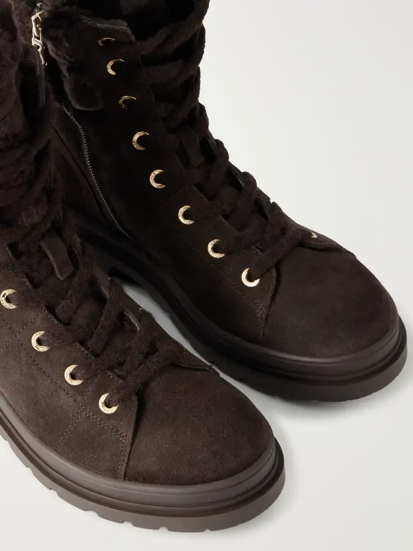 Bogner St. Moritz Shearling-trimmed Suede Ankle Boots | Thumbnail 5 Bogner St. Moritz Shearling-trimmed Suede Ankle Boots | Thumbnail 5