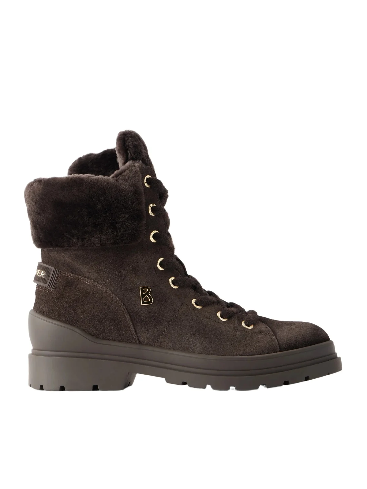 St. Moritz Shearling-trimmed Suede Ankle Boots St. Moritz Shearling-trimmed Suede Ankle Boots