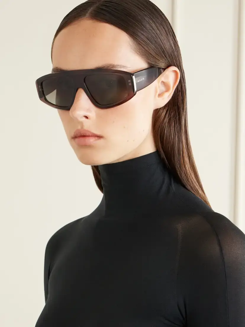 Alaïa Mask D-frame Recycled-acetate Sunglasses | Thumbnail 2