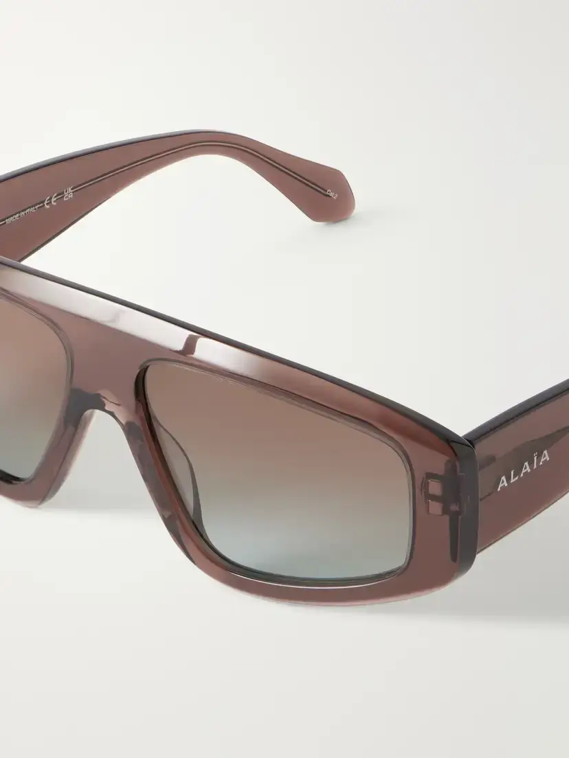 Alaïa Mask D-frame Recycled-acetate Sunglasses | Thumbnail 4