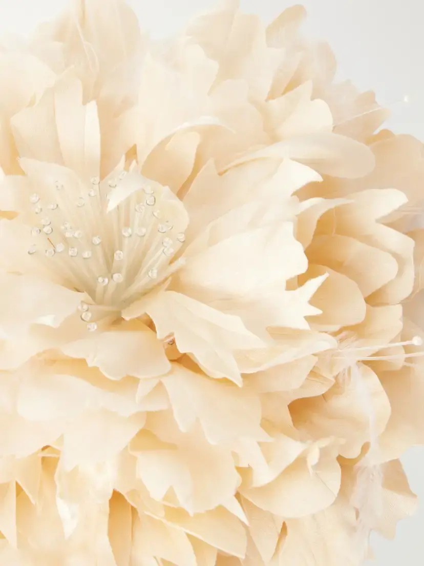 BERNADETTE Wild Rose Embellished Crepe Brooch | Thumbnail 4 BERNADETTE Wild Rose Embellished Crepe Brooch | Thumbnail 4