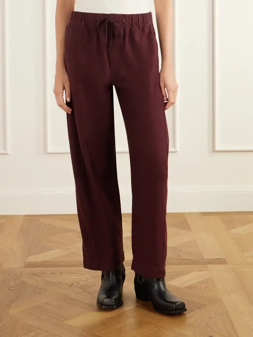 Mother The Drawn Full Pipe Flood Cotton-twill Wide-leg Pants | Thumbnail 3 Mother The Drawn Full Pipe Flood Cotton-twill Wide-leg Pants | Thumbnail 3