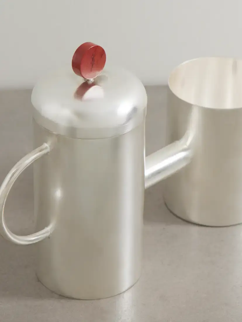 Natalia Criado Oho Silver-plated Jasper Tea Pot | Thumbnail 3 Natalia Criado Oho Silver-plated Jasper Tea Pot | Thumbnail 3