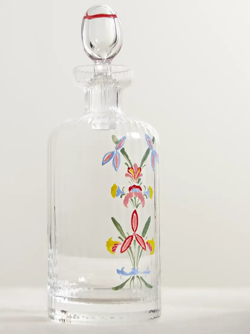 Cabana Painted Glass Bottle | Thumbnail 3 Cabana Painted Glass Bottle | Thumbnail 3