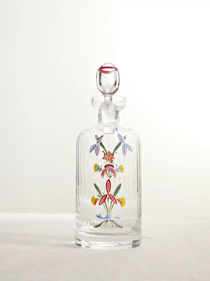 Painted Glass Bottle Painted Glass Bottle
