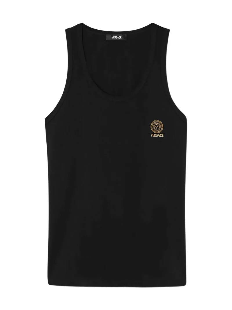 Versace Cotton-Jersey Tank Top Undershirt