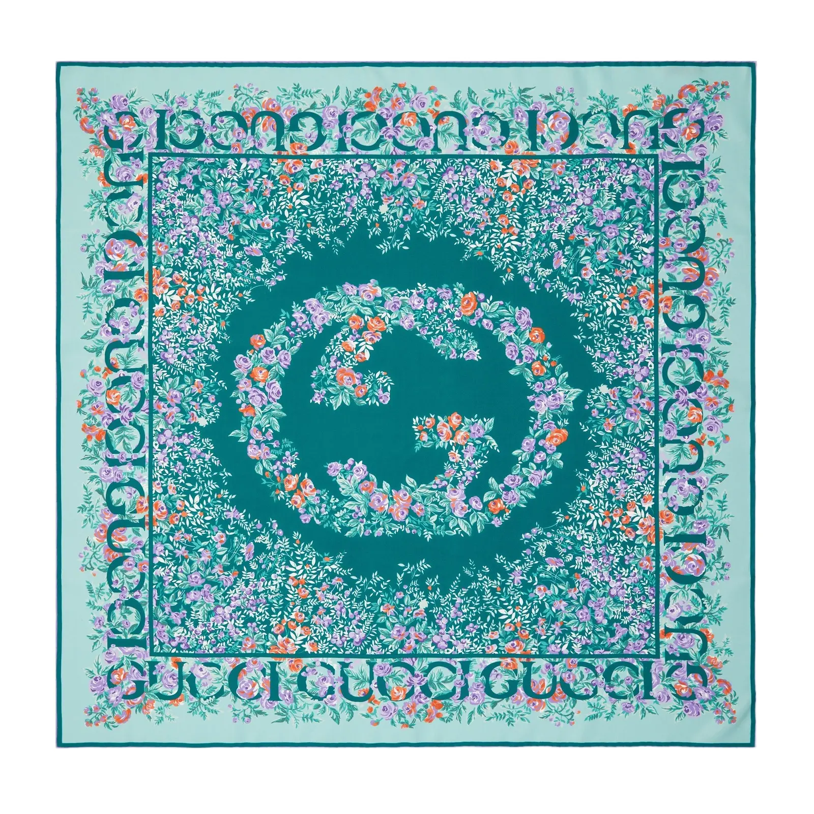 Gucci Printed Silk Twill Carré