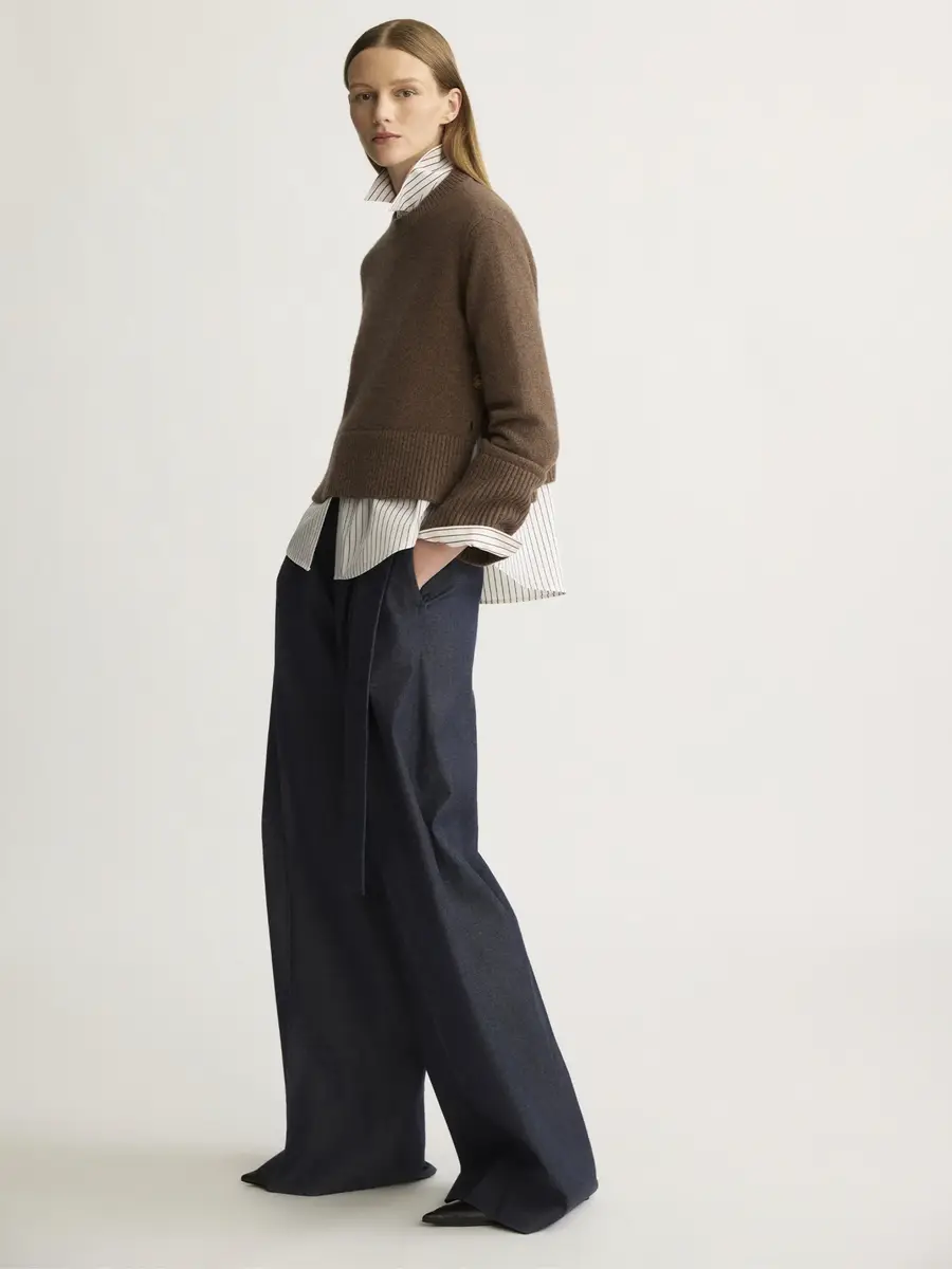 ARLO MOTT Bethune Chunky Wool-Cashmere Crewneck Sweater | Thumbnail 2