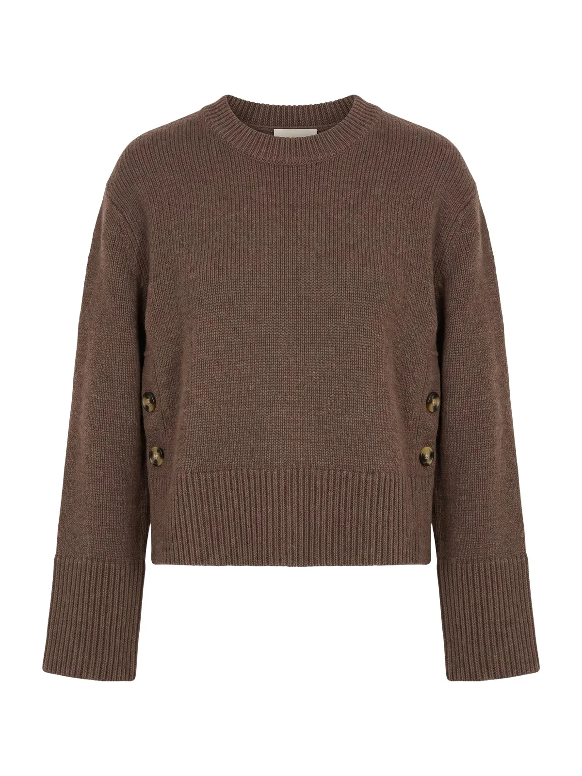 ARLO MOTT Bethune Chunky Wool-Cashmere Crewneck Sweater