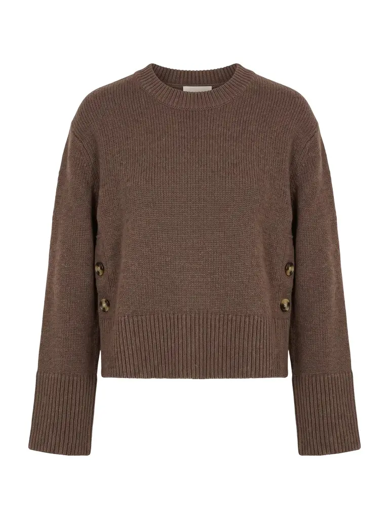 Bethune Chunky Wool-Cashmere Crewneck Sweater Bethune Chunky Wool-Cashmere Crewneck Sweater
