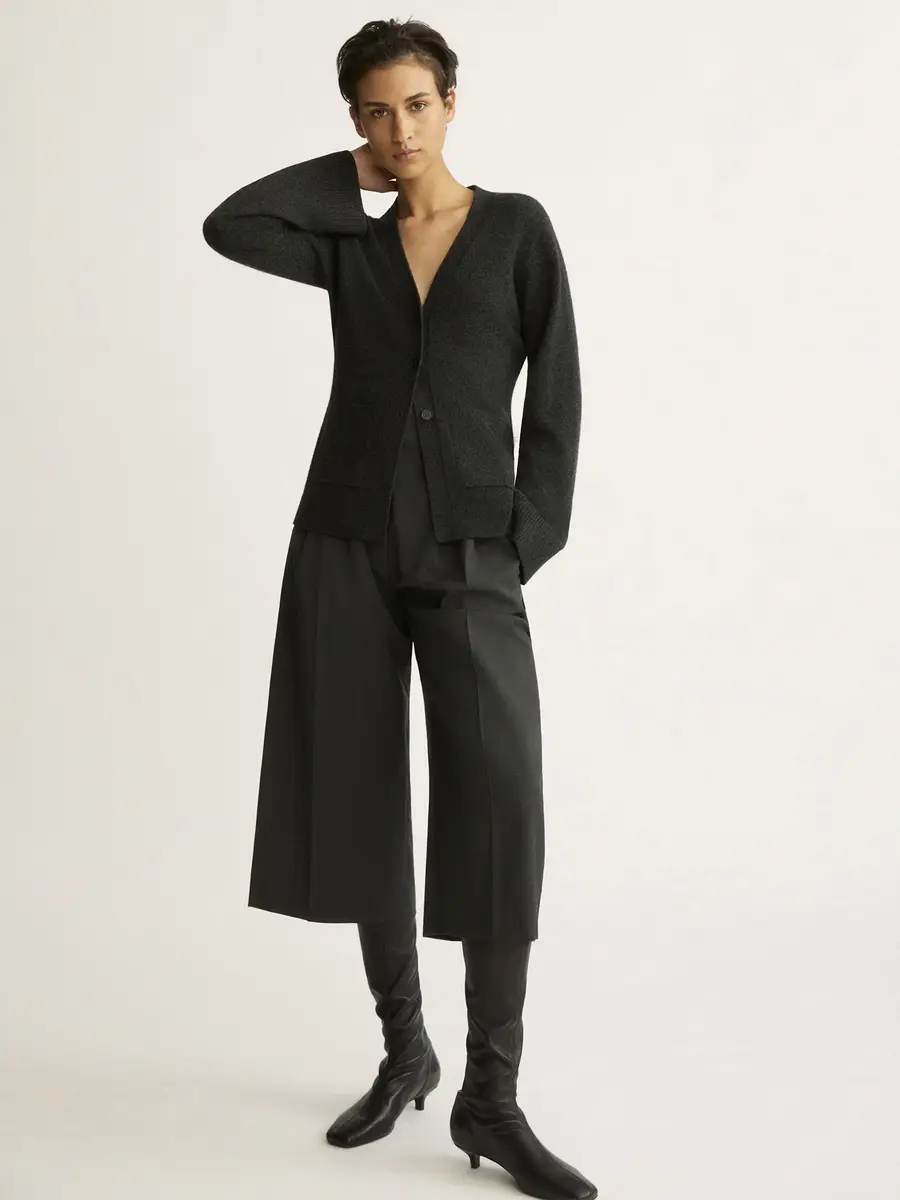 ARLO MOTT Bleeker Shaped Wool-Cashmere Cardigan | Thumbnail 2